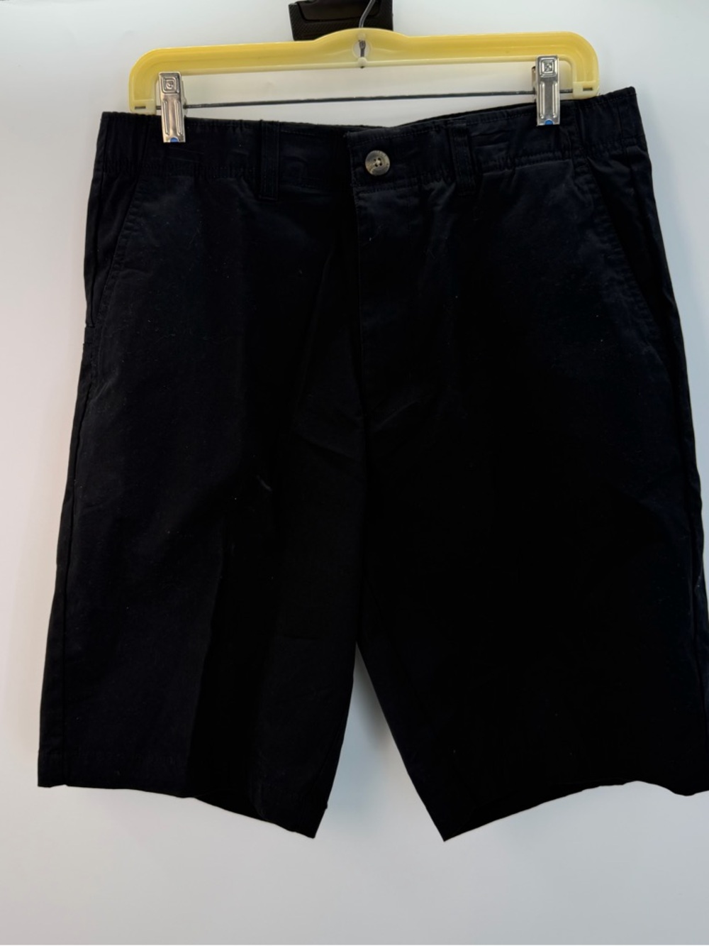 Architect Black Flat-Front Men's Shorts
